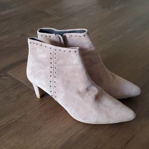 Vince Camuto suede and stud booties